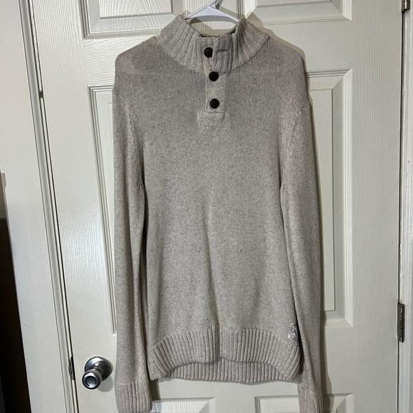 Aeropostale Men's Beige/Oatmeal Pullover Sweater - Picture 1 of 6